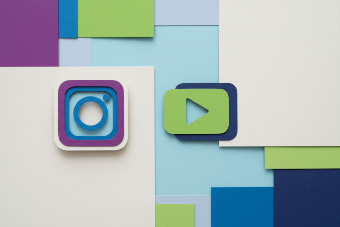 abstract paper cutout