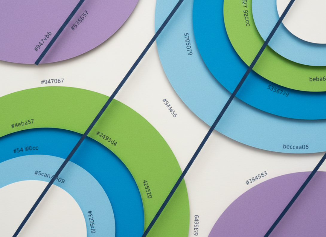 abstract paper cutout